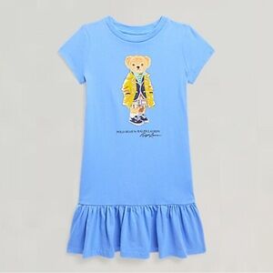 Polo Ralph Lauren Polo Bear Cotton Jersey Dress